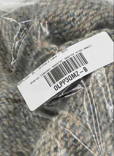 Sharon Lumsden Damen mehrfarbiger Cardigan Pullover vorne offen Größe ca. Small - Bild 6 von 6