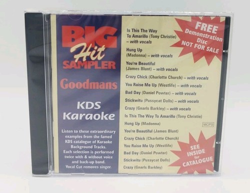 Sistema de karaoke Goodmans GDVD200CDG reproductor de DVD plateado nuevo con micrófono - Imagen 7 de 7