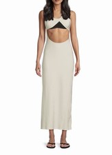 WeWoreWhat Asymmetric Maxi Dress Cover Up One Shoulder Resort Size M