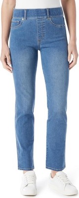 Gloria Vanderbilt Effect Pull On High Rise Straight Leg Jeans Grand Rapids  8