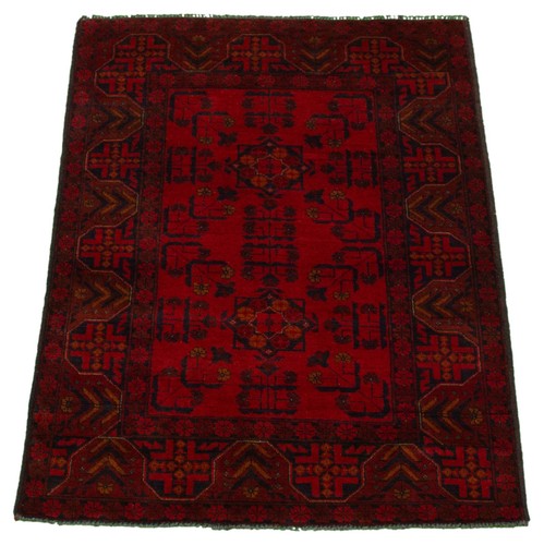 Vintage Hand-Knotted Area Rug 3'4" x 4'10" Traditional Wool Carpet - Picture 2 of 9