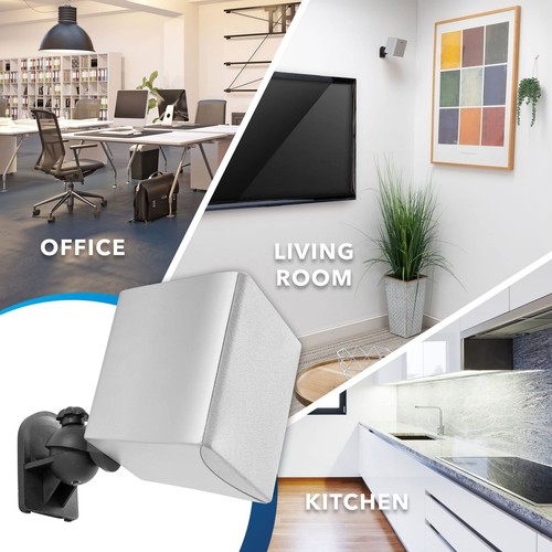 Mount-It! Lautsprecher Wandhalterung Vollbewegliche Halterungen für Surround Sound Satellit... - Bild 3 von 9