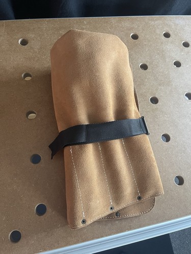 Ashley Iles Cabinet Makers Chisel Set Including Leather Suede Chisel Roll - Picture 10 of 10