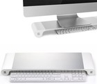 27- Monitor Aufsatz Erhöhung Alu mit 4x USB Space Bar Monitorständer 04MS003