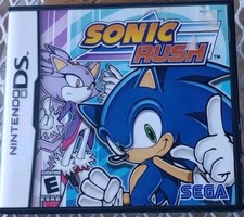 Sonic Rush Nintendo DS 2005 CIB Manual Box Game Hedgehog 