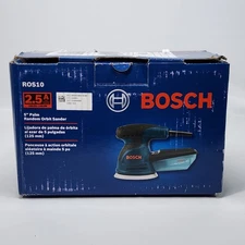COMPLETE Bosch ROS10 2.5 Amp 120V 5" Random Orbit Sander Single-Speed Palm Tool
