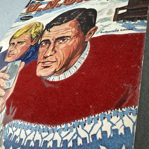 The Man From U.N.C.L.E. Coloring Book 1967 WHITMAN Mostly Uncolored! Vintage - Picture 4 of 11