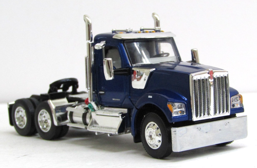 DCP blue Kenworth W990 day cab tractor 1/64 no box - Picture 5 of 5