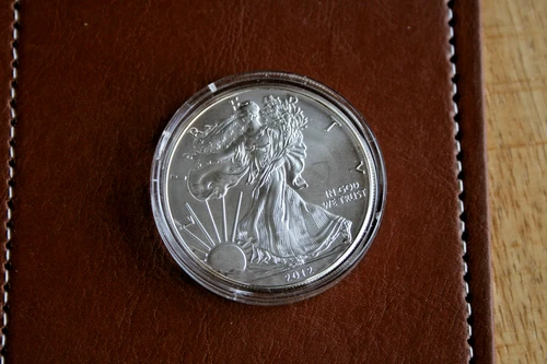 American Eagle 2012 "Walking Liberty" Fine 1 oz Silver Dollar