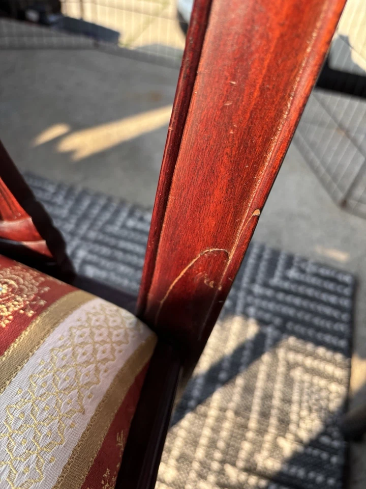 GEORGIAN FURNISHINGS Solid Mahogany Chippendale Dining Chair, 39" T, 24" Widest - Image 4 of 4