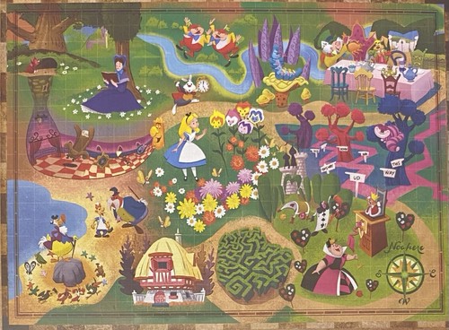 CLEMENTONI DISNEY STORY MAPS ROMPECABEZAS x3 FROZEN MERMAID ALICIA *NUEVO* - Imagen 6 de 8