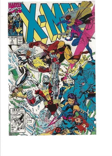 X MEN 3 - MAGNETO - JIM LEE - 1991 SERIES - MARVEL COMICS