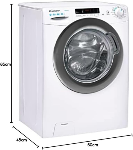 Smart CSS41272DWSE-11 Lavatrice, 7 Kg, Carica Frontale, Libera Installazione, 12 - Foto 5 di 11