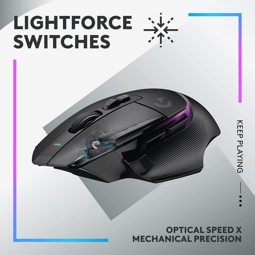 eBay Title (80 characters max): Logitech G502 X PLUS Wireless Gaming Mouse HERO - Picture 11 of 13