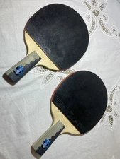 Pair Of DHS Double Happiness Table Tennis Racket Paddle Bat Ping Pong