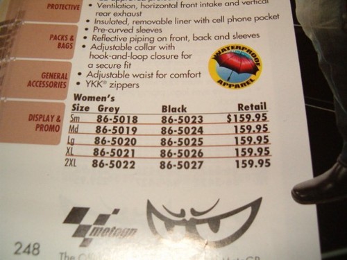 Women's Large Grey MotoGP "Diva" Jacket - $159 - Foto 5 di 5