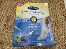 1 Pair  Dr. Scholl's Ultra Hydrating Foot Peel Mask Moisturizes Repairs Softens