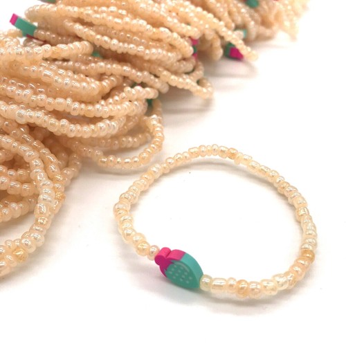 Wholesale Bulk Beaded Stretch Bracelets Lot of 100 Sweet Berry USA Handmade -IA - Picture 6 of 12