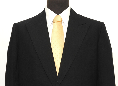 GREAT BESPOKE CARR.SON & WOOR SAVILE ROW MORNING COAT BLACK 40 SHORT 1980'S - Picture 3 of 8