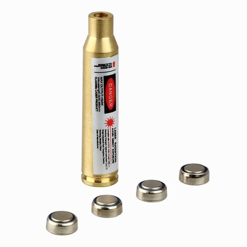 Tactical Bullet .223 REM 5.56 Caliber Cartridge Red Dot Laser Bore Sighter - Picture 6 of 6