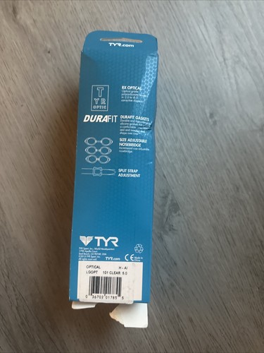 Nuevas gafas de natación ópticas correctivas activas TYR -5,00 transparentes T11 - Imagen 3 de 4