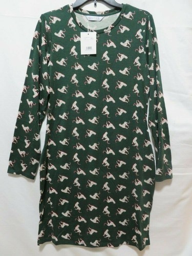 Compania Fantastica Women's Cheetah Print Mini Dress-Long Sleeve-Size XL - Picture 2 of 8