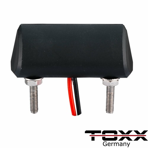 ToXx LED Moto Iluminación Matrícula Iluminación Negro 12V - Imagen 2 de 6