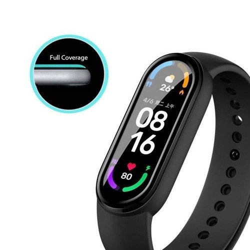 Full 5D Hartglas Schutzfolie für Xiaomi Mi Band 7 - Bild 5 von 12