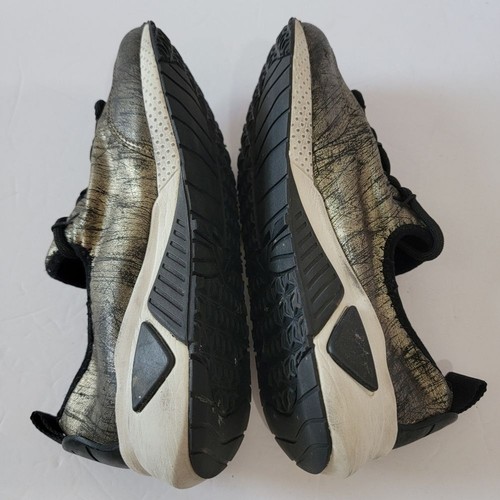 Diesel S - KBY Gold Campagne Leather Womens Sneakers Sz 6.5 Athleisure Old Money - Picture 6 of 13