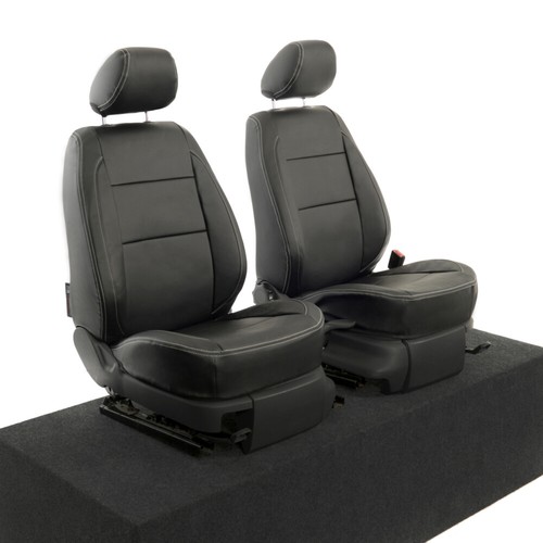 VW CADDY SEAT COVERS (ALL YEARS) FRONT LEATHERETTE TAILORED MAXI LIFE HEAVY DUTY - Picture 30 of 48