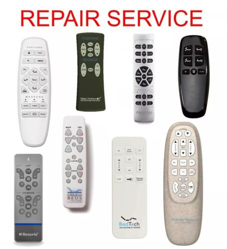 REPAIR SERVICE Adjustable Bed Remote control *ALL MODELS* READ FULL DESCRIPTION - Picture 1 of 6