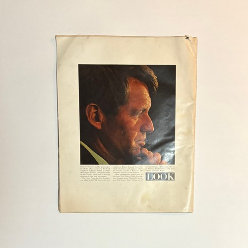 Look Magazine 1968 - Robert F. Kennedy Issue - The Bobby Kennedy We knew - Picture 3 of 3