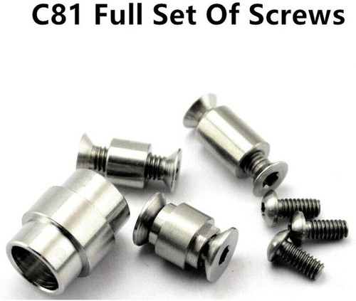 Knife Screws Pivot Kit Lanyard Tube Accessory for Spyderco Paramilitary PM2 C81 - Picture 4 of 10