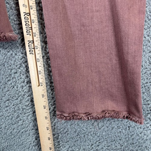 Democracy Jeans Womens Size 10 Pink AB Technology Cotton Stretch Straight Fit - Picture 7 of 9