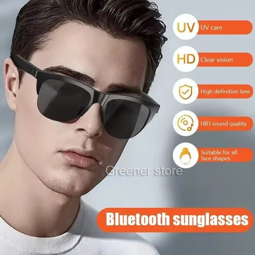 Sonnenbrille Smart Bluetooth Musik Kopfhörer Brille Mikrofon Lautsprecher DE - Bild 4 von 17
