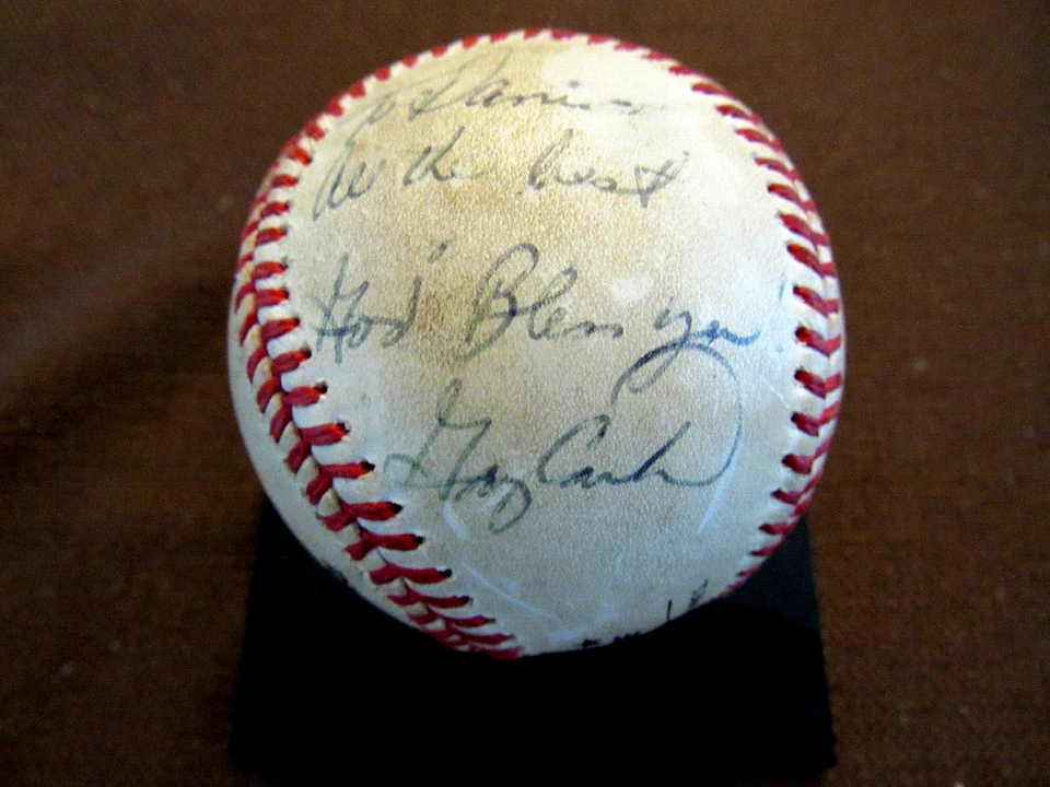 GARY CARTER MONTREAL EXPOS NY METS HOF EARLY SIGNED AUTO ONL GU'ED BASEBALL JSA - Image 2 of 4