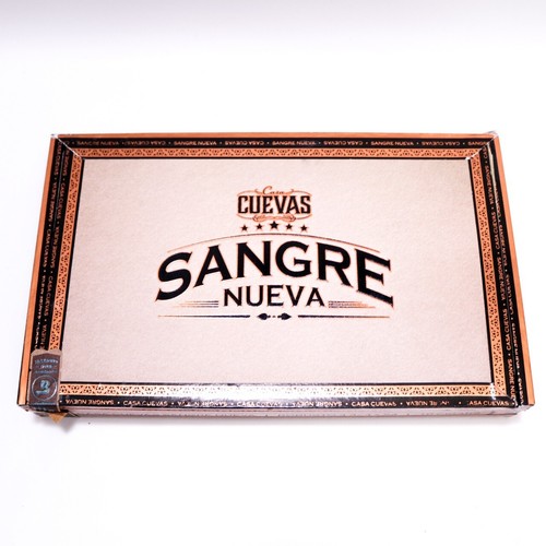 Scatola vuota per sigari Sangre Nueva Robusto 9" x 5,5" x 1,25" - Foto 7 di 9