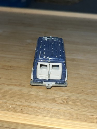 USED Majorette Fourgon Police Van Blue FOURGON Vintage No.279 RARE 1:65 #21 - Picture 3 of 6