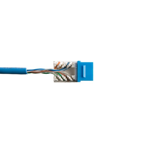 Lotto Spina 45 Gradi Ethernet CAT5e Keystone Jack 8P8C 110 Punchdown RJ45 - Foto 3 di 42