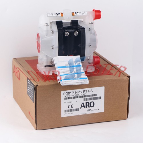 New One ARO PD01P-HPS-PTT-A 1/4 inch Double Diaphragm Pump - Picture 4 of 9
