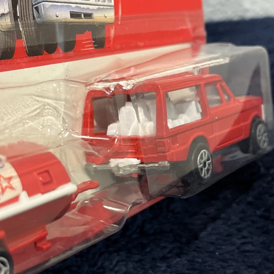Vintage Majorette #376 Range Rover Fire Engine and Tanker Rescue Team - Image 4 of 4