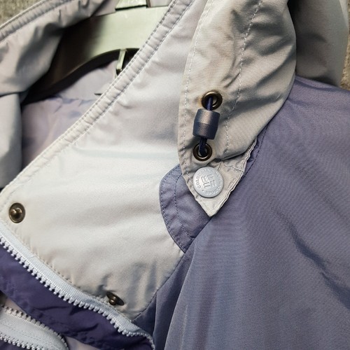 Columbia Women's Core Interchange Jacket Sz L Windbreaker Lavender 3 in 1 Hooded - Picture 14 of 22
