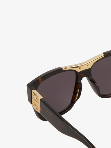 Givenchy 4G unisex sunglasses in acetate BR006BR03M-218 havana frame/grey lenses - Picture 2 of 18