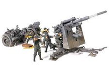 Forces of Valor 1/32 Canon Antiaerien FLAK36 + 5 Servants Gris Feldgrau Mint Box