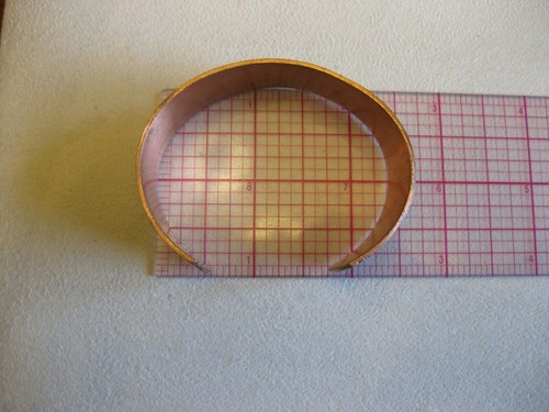 Bonito brazalete de cobre con diseño mejorado Niello / ENVÍO GRATUITO - Imagen 4 de 4