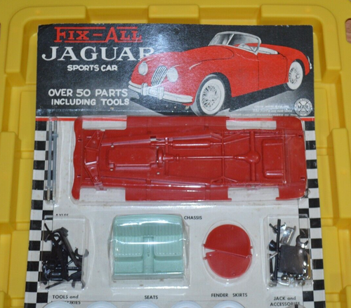Marx Fix-All Jaguar Sport Car on Rare Blister Card - Picture 7 of 12