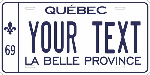 Quebec Canada Tag Car Auto OR Motorcycle Custom Personalized License Plates - Picture 21 of 32