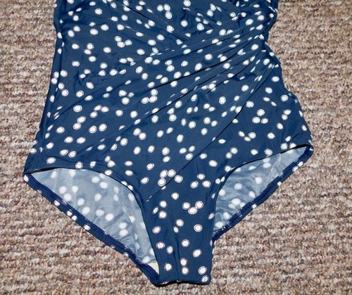 Miraclesuit Women Sz 12 Oceanus Luminare Swimsuit Midnight Blue One-Piece - Picture 8 of 14