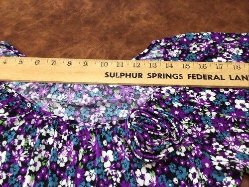 Suzie in The City Blouse Top Size S Pullover Floral Print Cap Sleeve - Picture 3 of 8