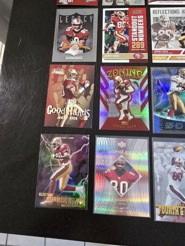 JERRY RICE 36 CARD LOT ALL INSERT PARALLEL SAN FRANCISCO 49ERS - Picture 2 of 10